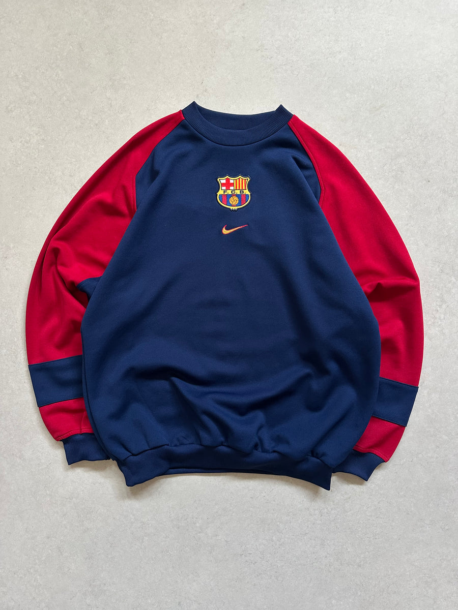 トップス Vtg 90s Nike Team FC.Barcelona Sweats XL Vintage 90's