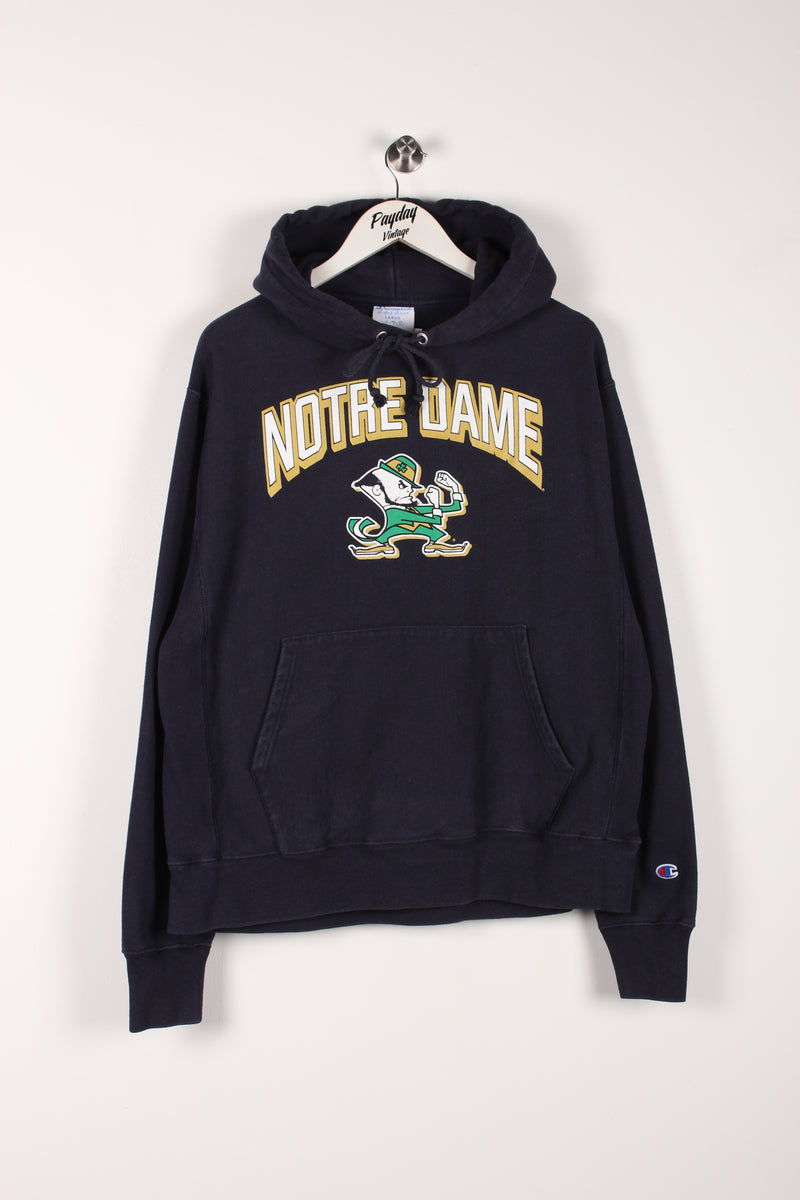 Vtg 1980s NOTRE DAME CHAMPION Reverse Weave Warmup