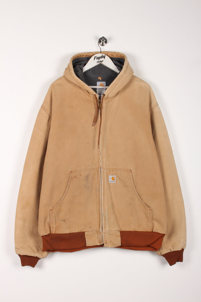 値下げ中❗️ 希少90s Carhartt active ジャケット ベージュXL 値下げ中❗️ 希少90s Carhartt active ジャケット ベージュXL