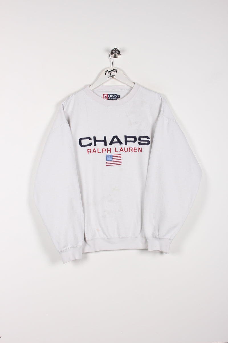 90's Chaps Ralph Lauren Sweatshirt White Medium – Payday Vintage