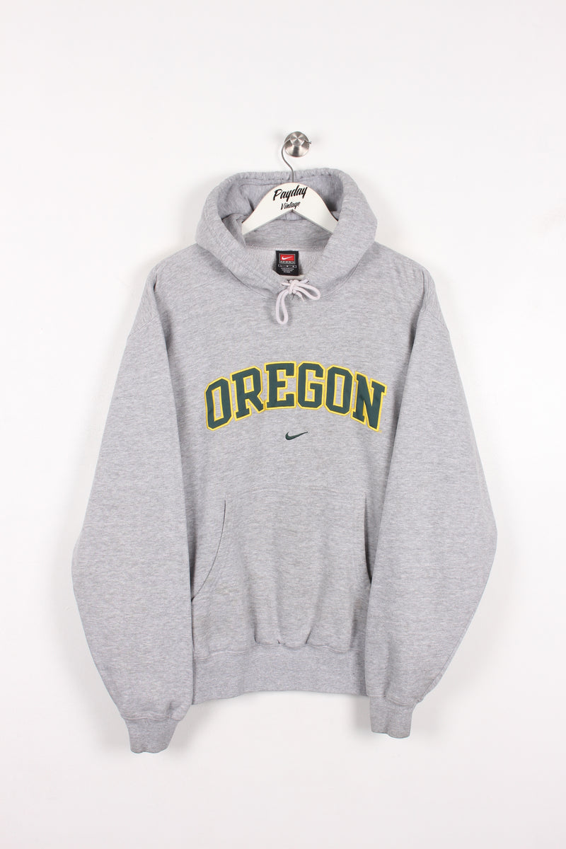 90〜00s NIKE oregon ducks パーカー カレッジ グレー L 90's Nike Oregon Hoodie Grey Large – Payday Vintage
