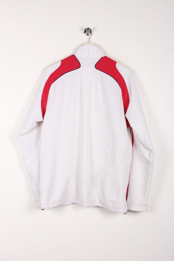00's Adidas Ajax Track Jacket White/Red Medium - Payday Vintage