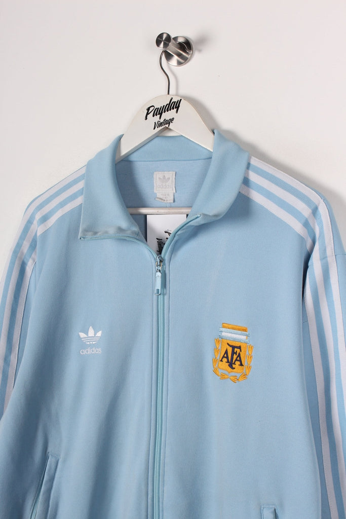 00's Adidas Argentina Jacket Baby Blue Large - Payday Vintage