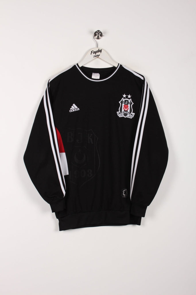 00's Adidas Besiktas Sweatshirt Black Medium - Payday Vintage