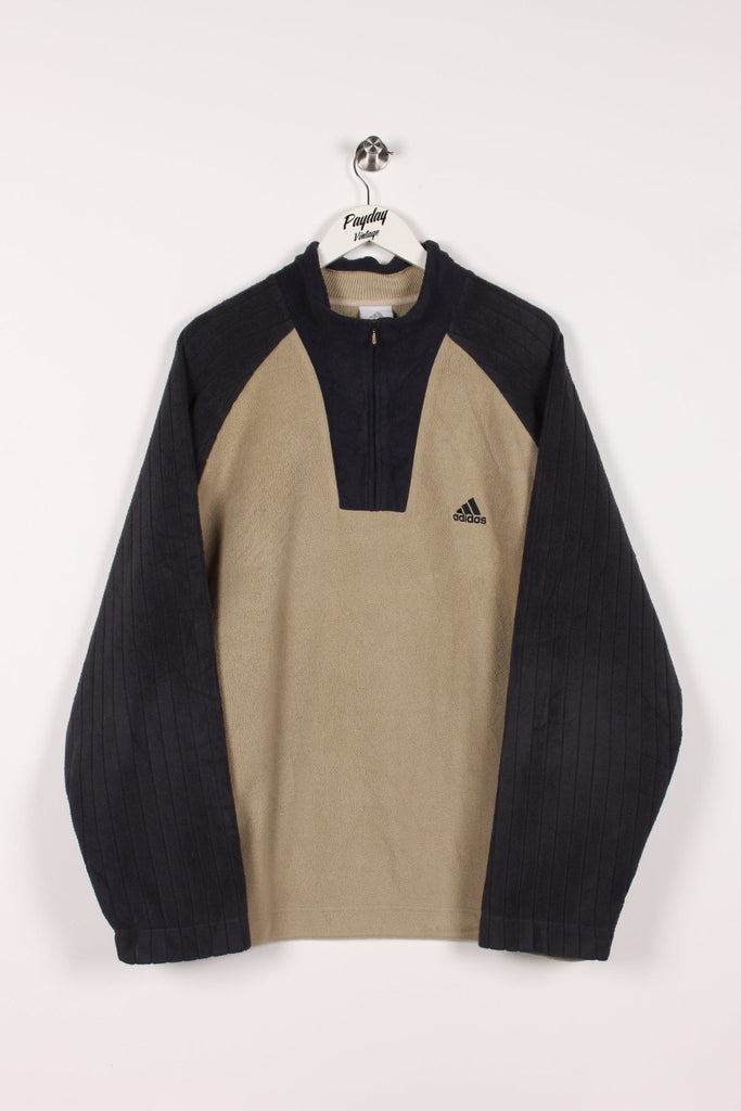 00's Adidas Fleece Beige/Navy XL - Payday Vintage