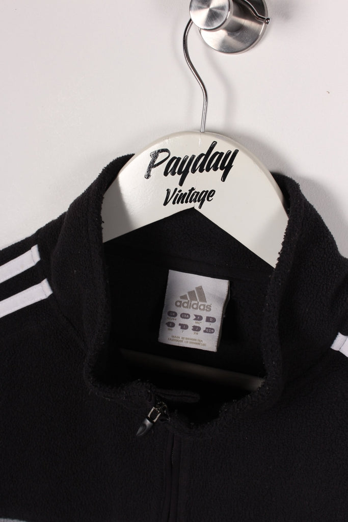 00's Adidas Fleece Grey/Black Large - Payday Vintage