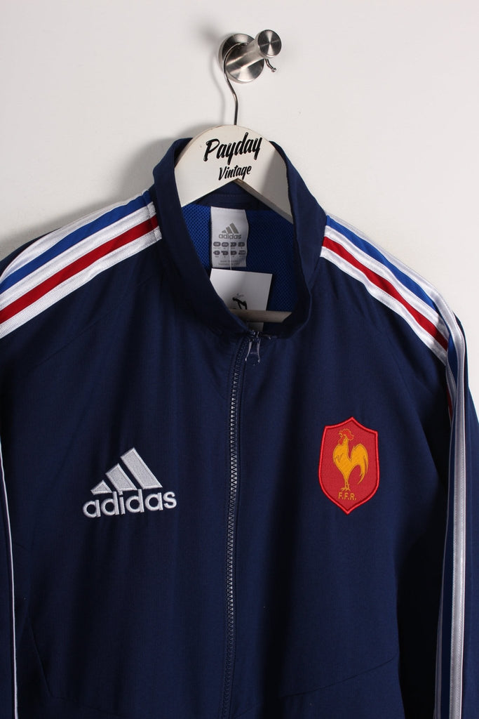 00's Adidas France Track Jacket Navy Medium - Payday Vintage