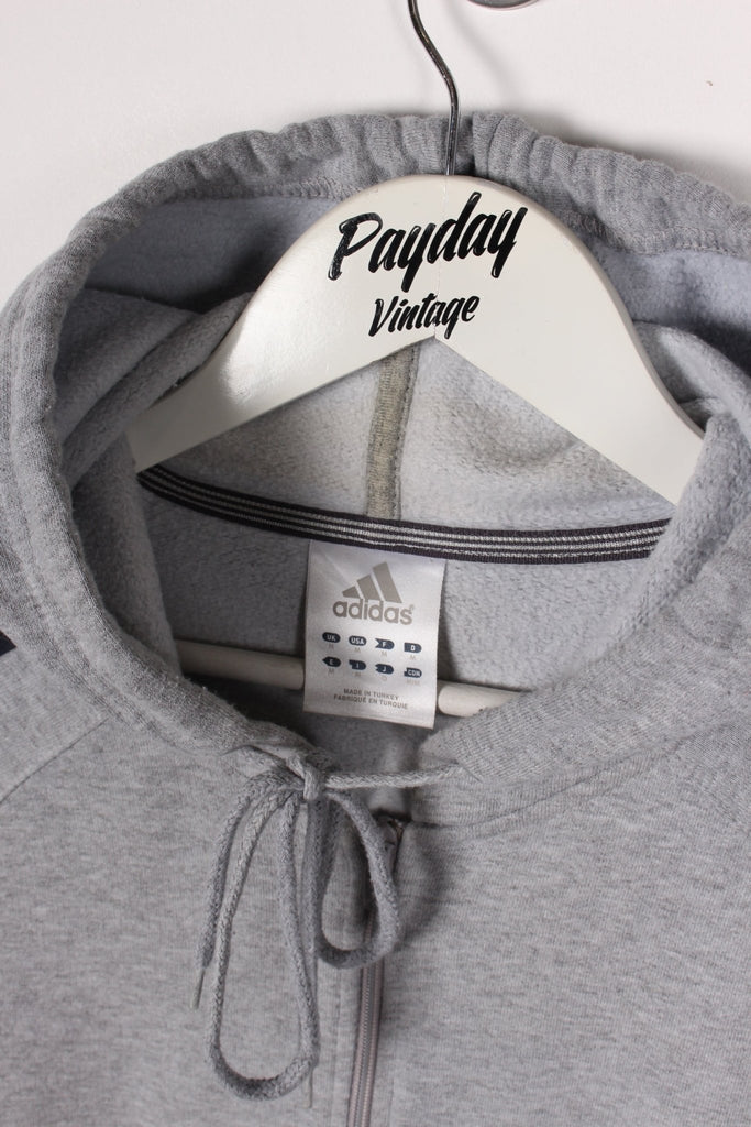 00's Adidas Hoodie Grey Medium - Payday Vintage