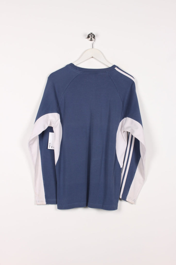 00's Adidas Long Sleeve T-Shirt Blue Medium - Payday Vintage