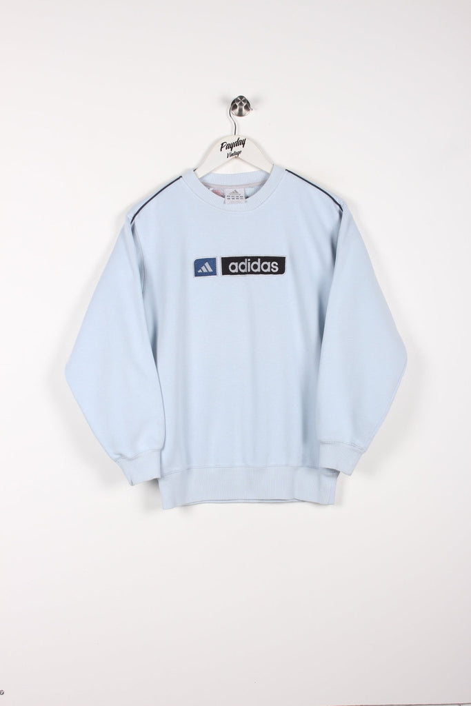 00's Adidas Sweatshirt Baby Blue Small - Payday Vintage