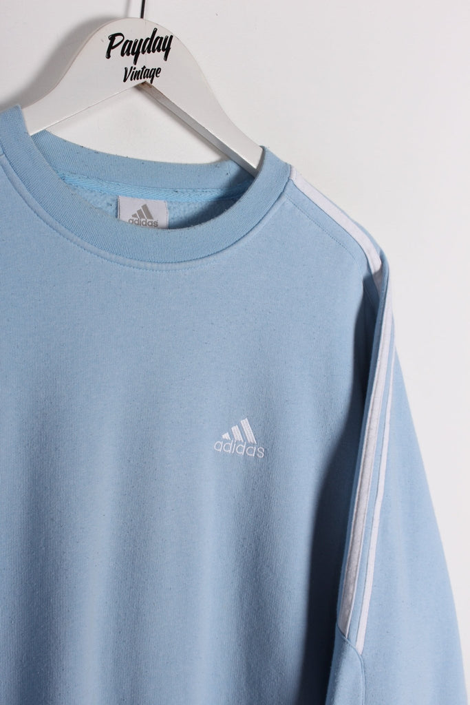 00's Adidas Sweatshirt Baby Blue XL - Payday Vintage