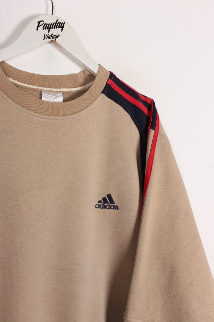 00's Adidas Sweatshirt Beige Medium - Payday Vintage