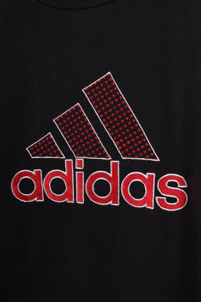 00's Adidas Sweatshirt Black Large - Payday Vintage