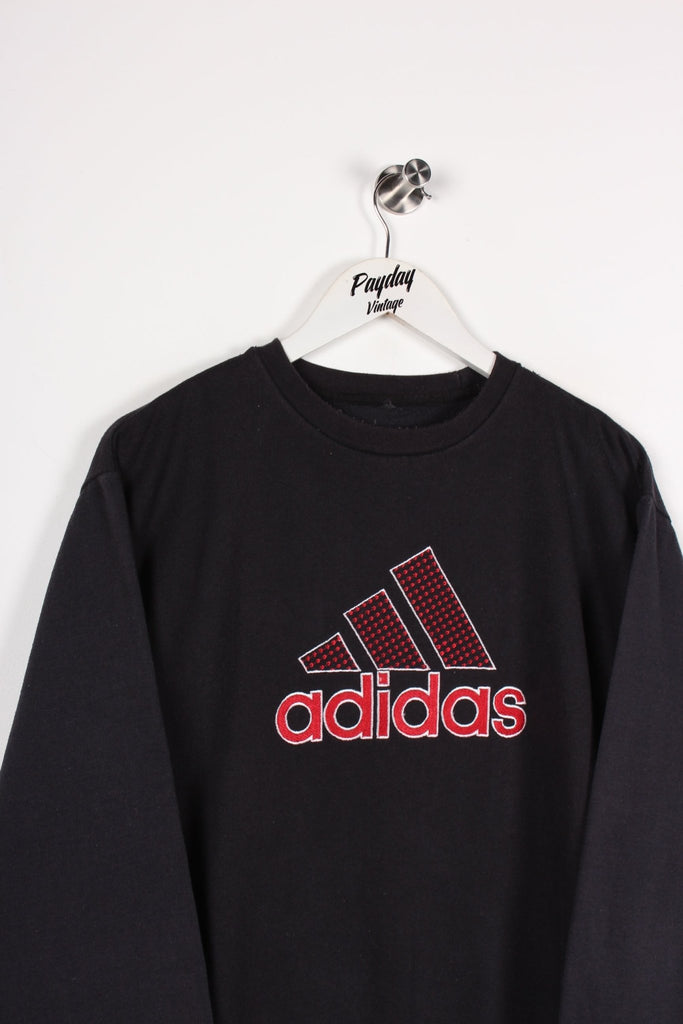 00's Adidas Sweatshirt Black Large - Payday Vintage