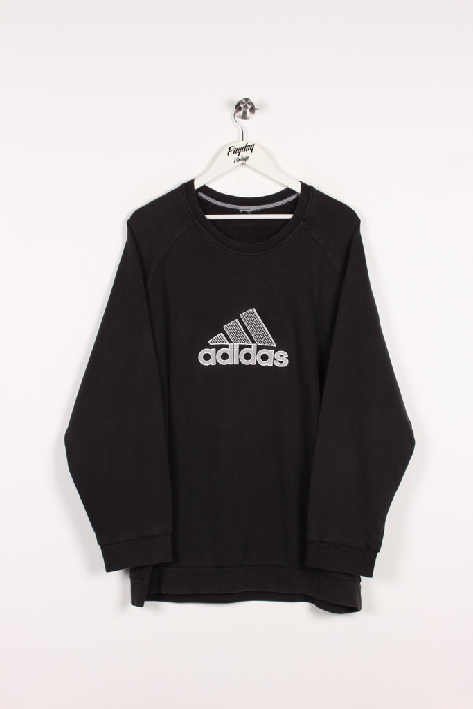 00's Adidas Sweatshirt Black XL - Payday Vintage