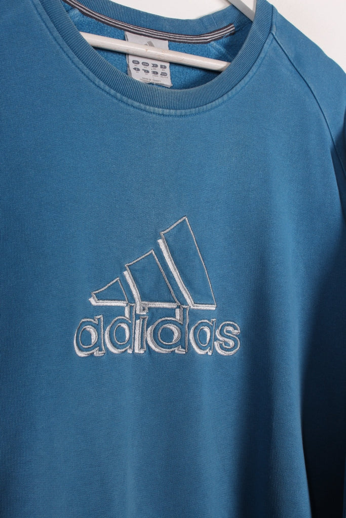 00's Adidas Sweatshirt Blue Large - Payday Vintage