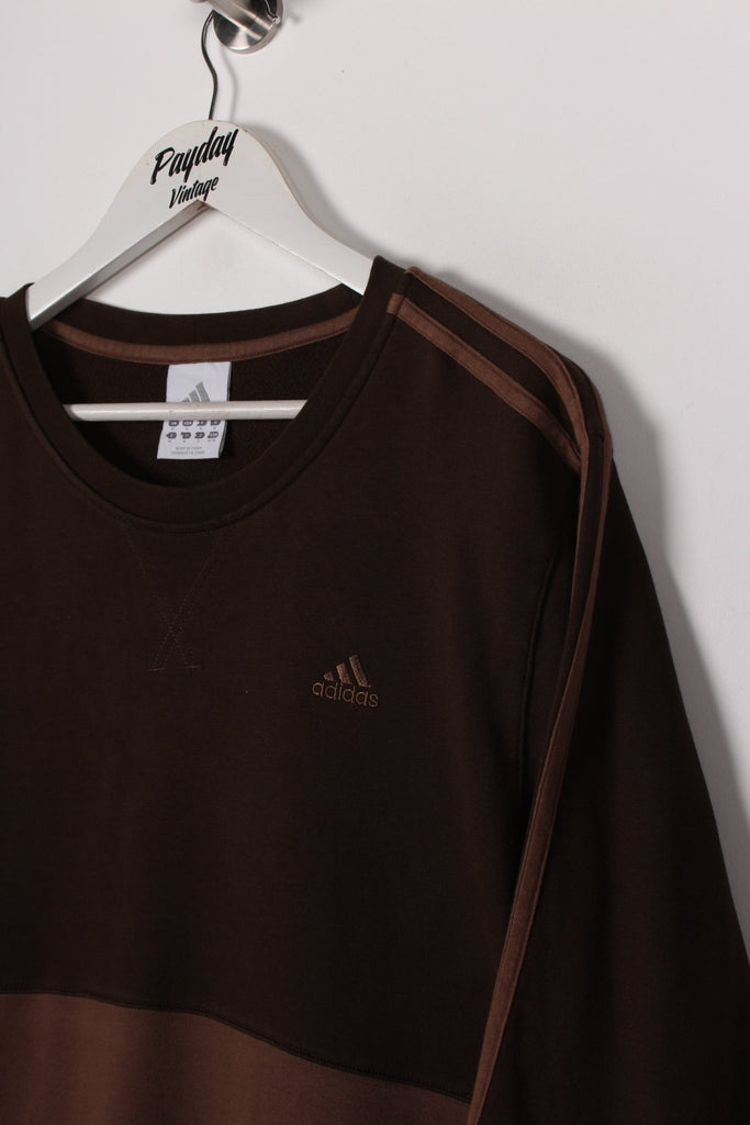 00's Adidas Sweatshirt Brown Large - Payday Vintage