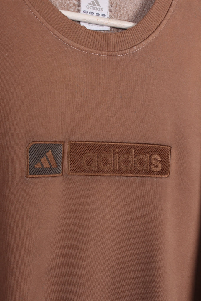 00's Adidas Sweatshirt Brown Medium - Payday Vintage