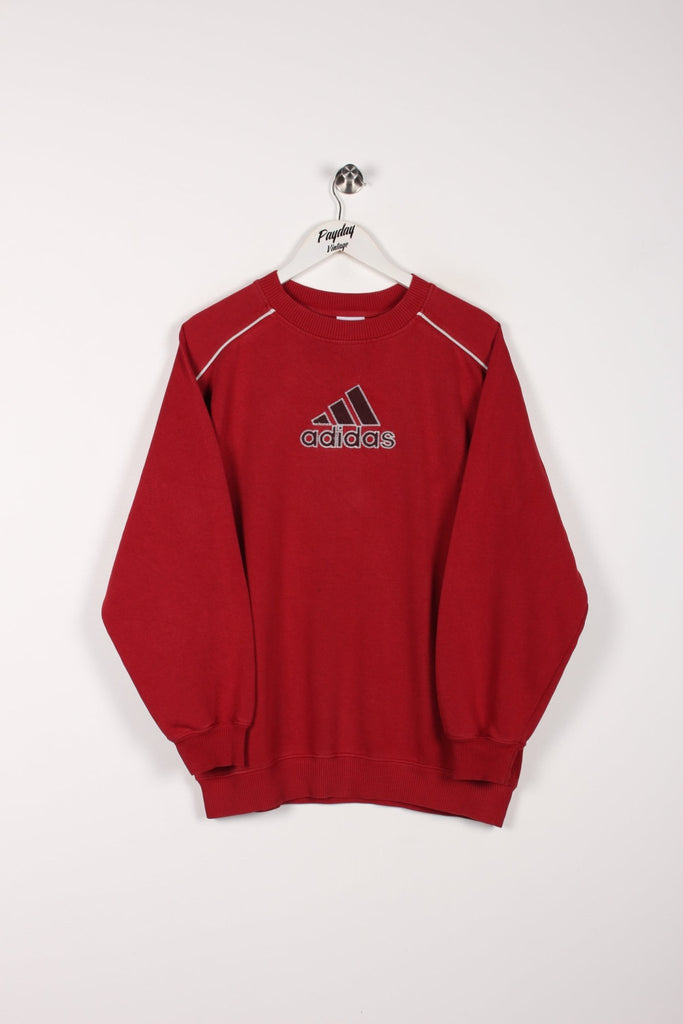 00's Adidas Sweatshirt Burgundy Large - Payday Vintage