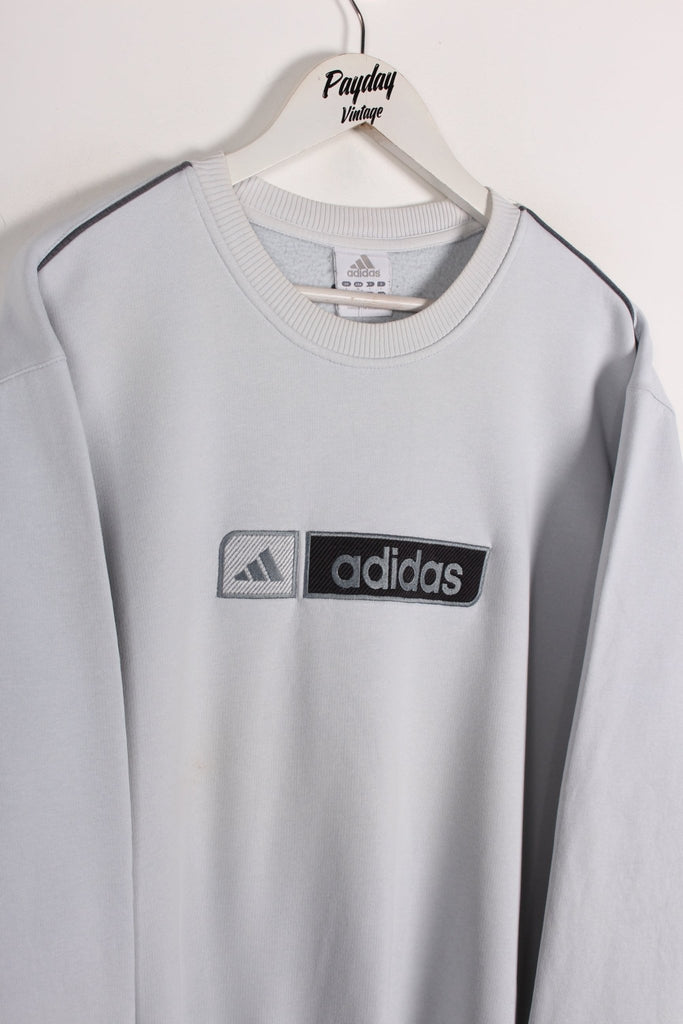 00's Adidas Sweatshirt Grey Medium - Payday Vintage