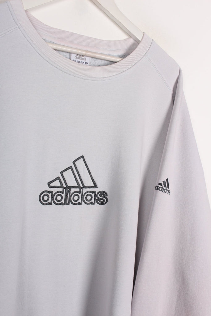 00's Adidas Sweatshirt Grey XXL - Payday Vintage