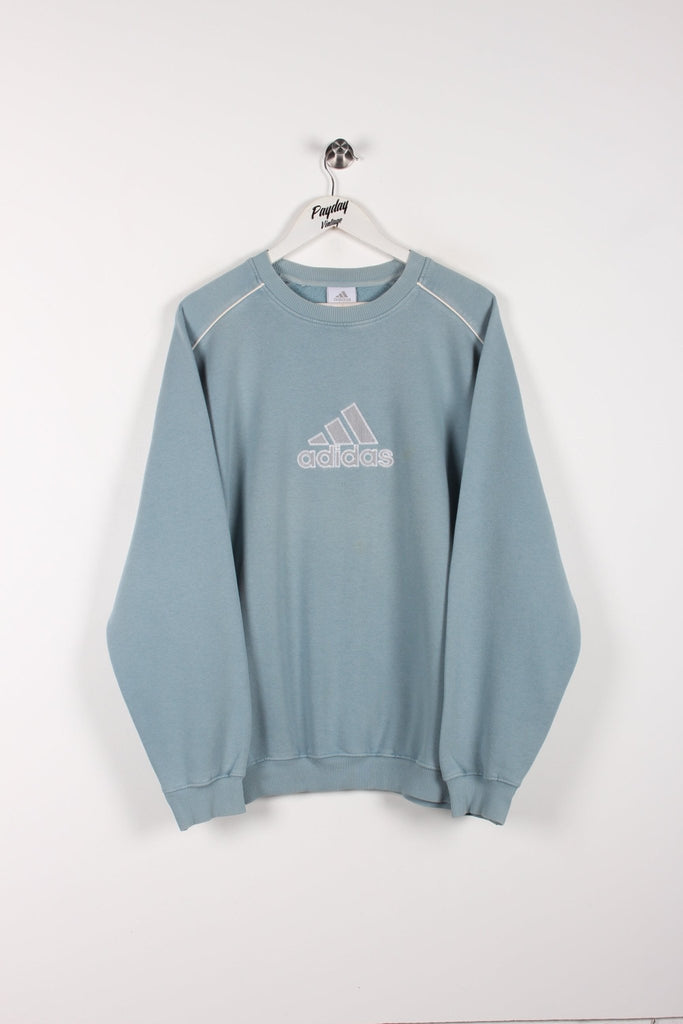 00's Adidas Sweatshirt Light Blue Large - Payday Vintage