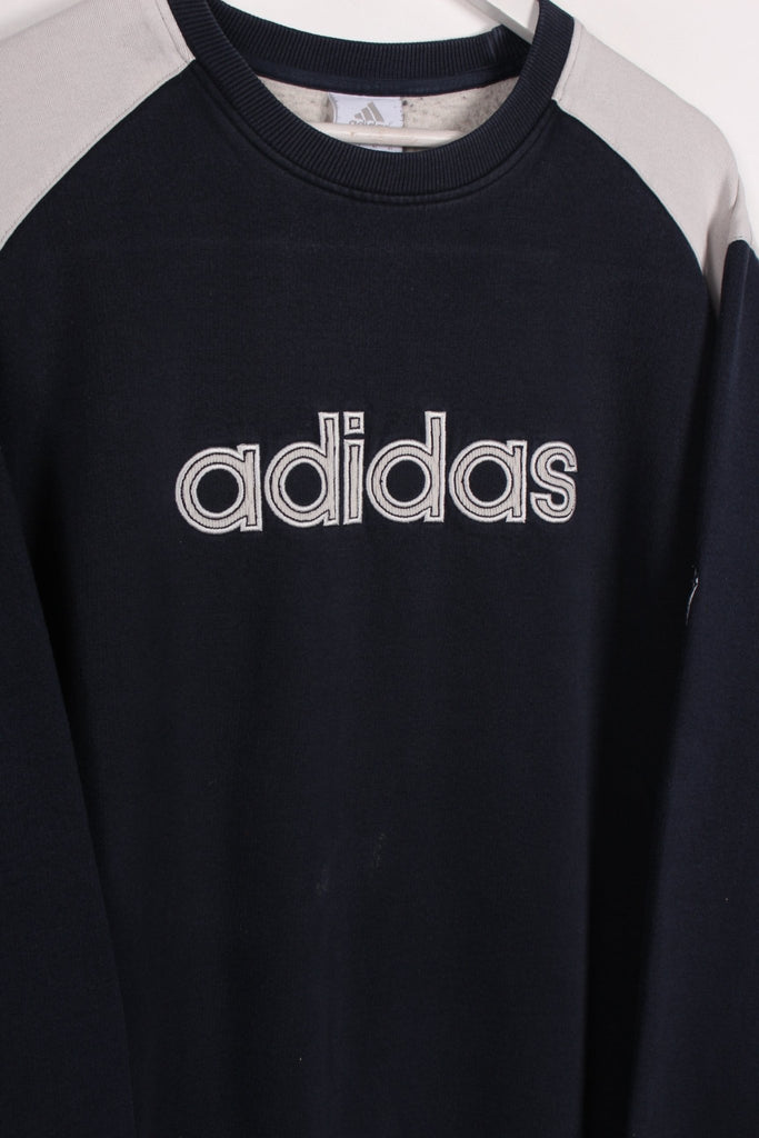 00's Adidas Sweatshirt Navy Large - Payday Vintage