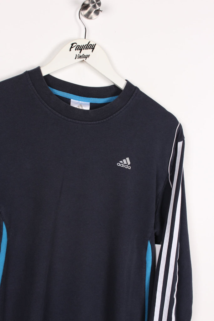 00's Adidas Sweatshirt Navy Medium - Payday Vintage