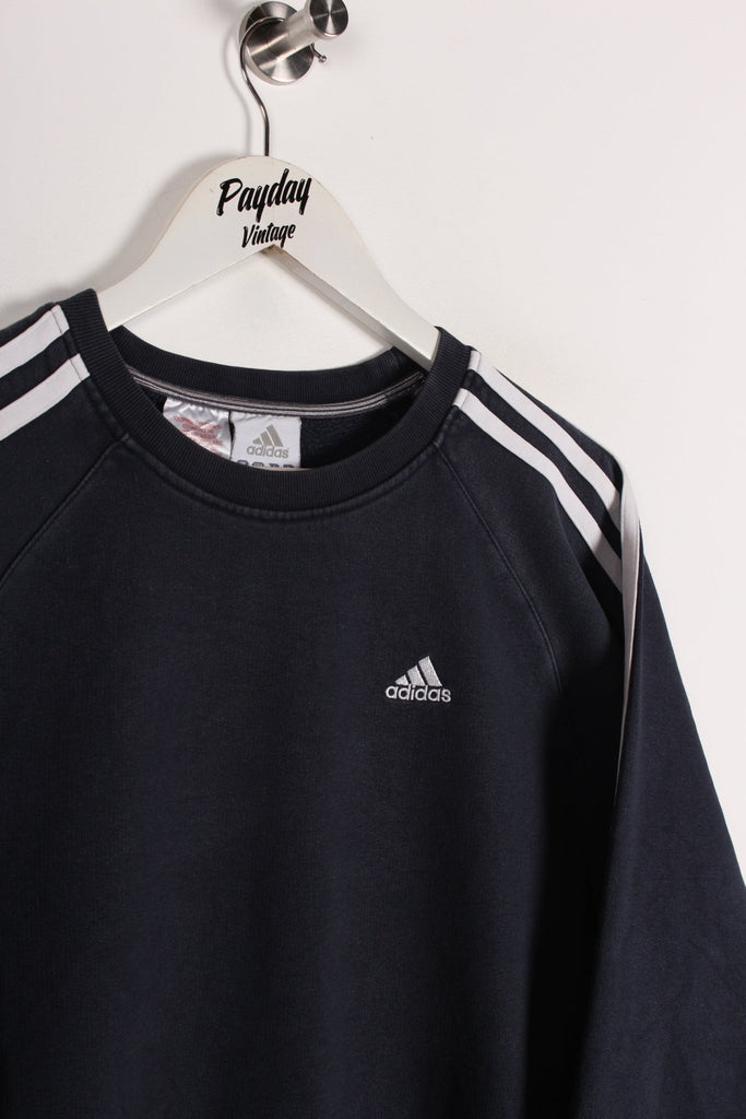 00's Adidas Sweatshirt Navy Medium - Payday Vintage