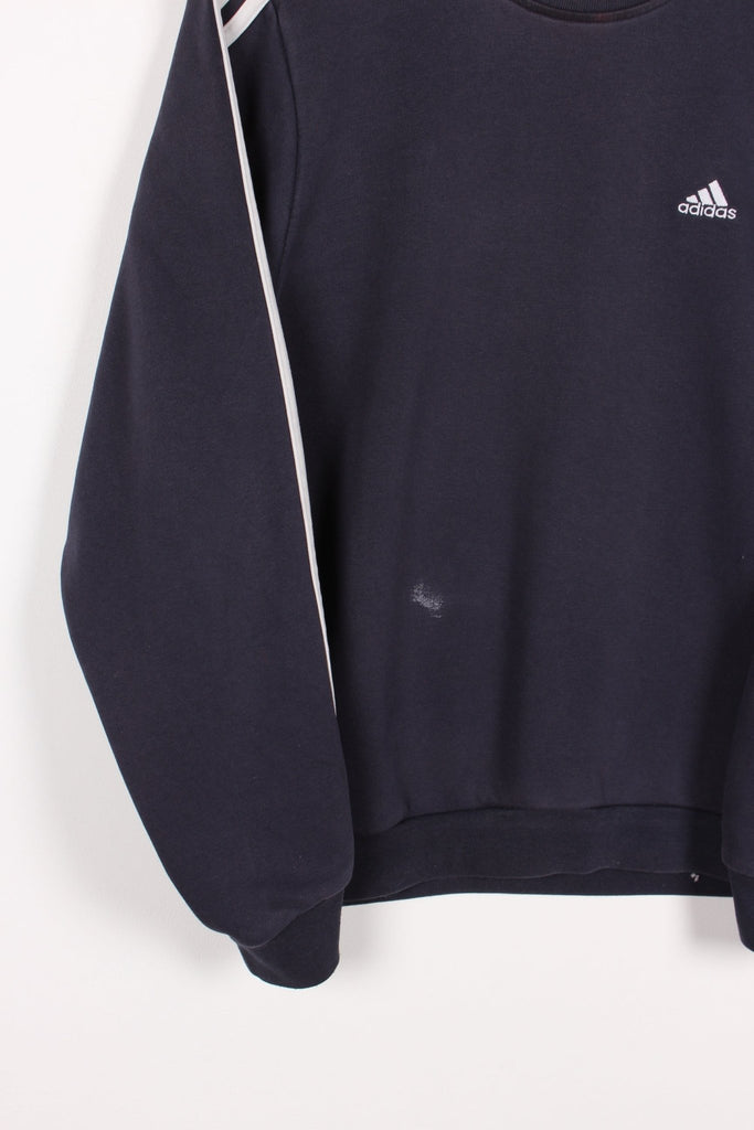 00's Adidas Sweatshirt Navy Small - Payday Vintage