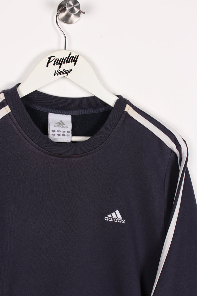 00's Adidas Sweatshirt Navy Small - Payday Vintage