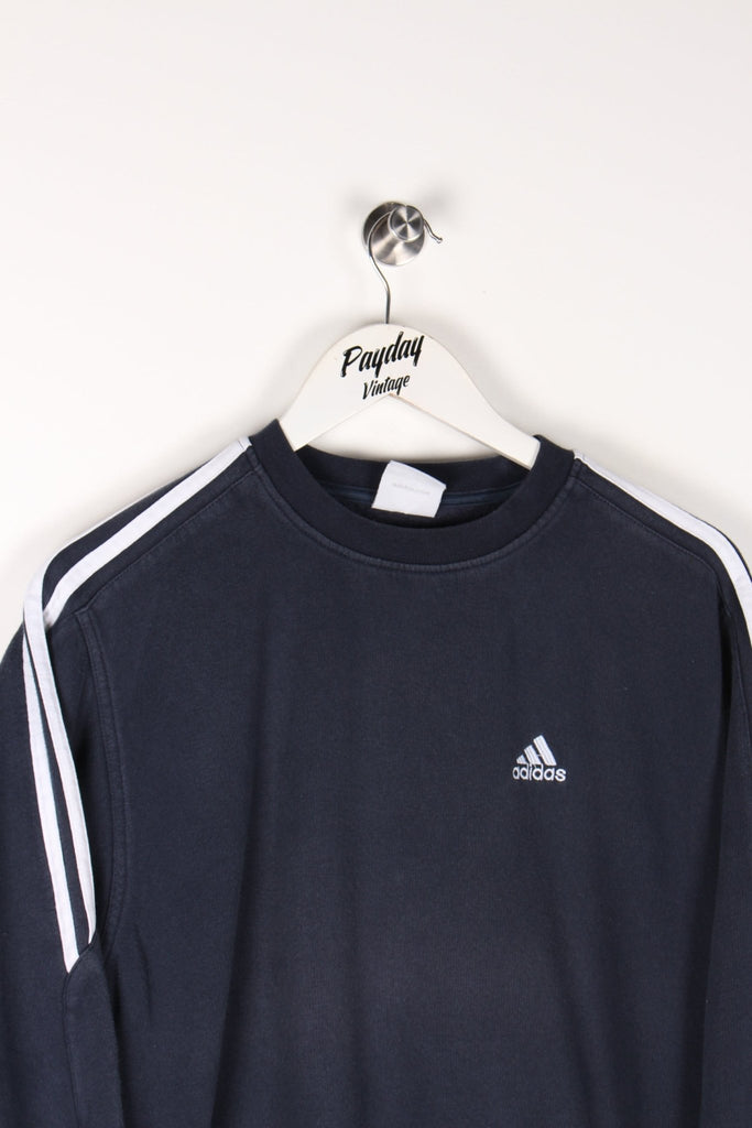 00's Adidas Sweatshirt Navy Small - Payday Vintage