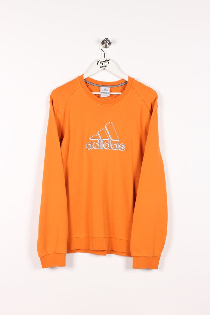 00's Adidas Sweatshirt Orange Medium - Payday Vintage