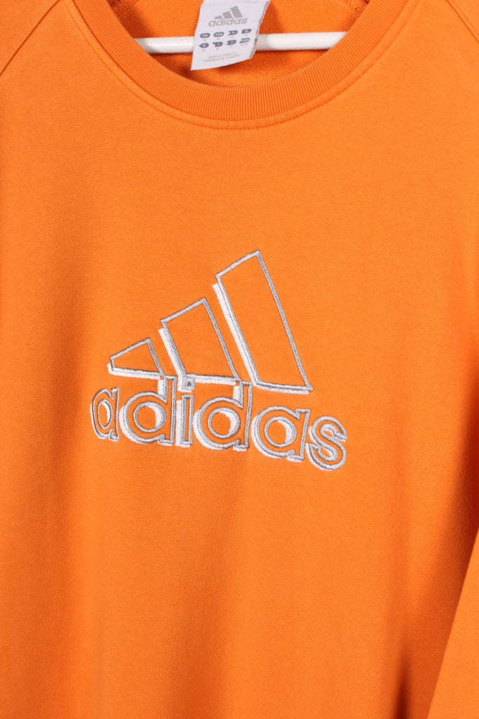 00's Adidas Sweatshirt Orange Medium - Payday Vintage