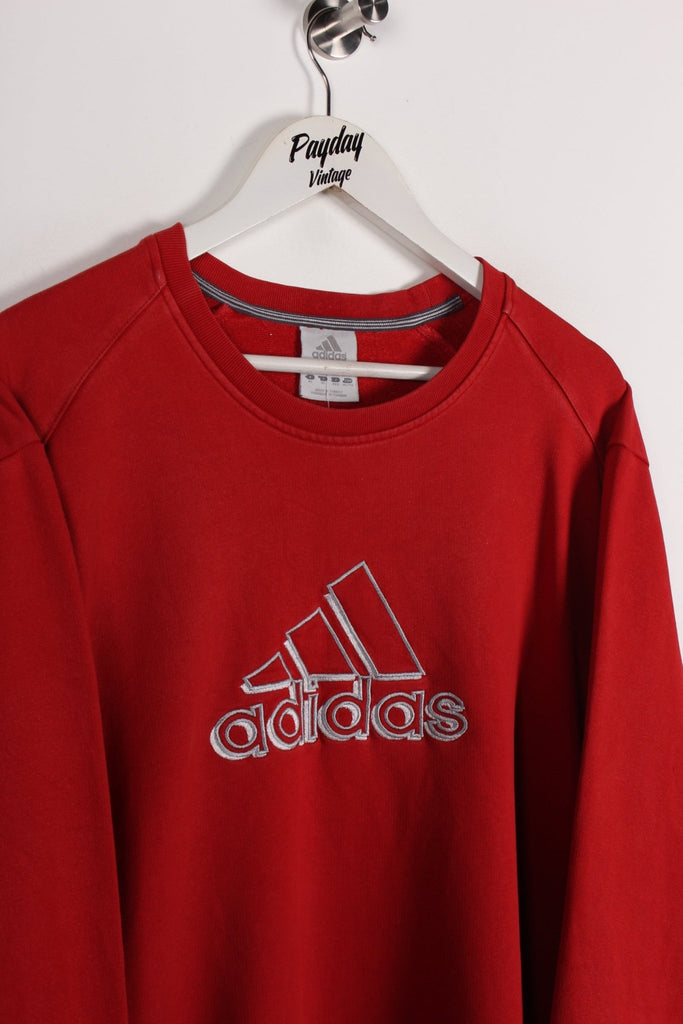 00's Adidas Sweatshirt Red Large - Payday Vintage