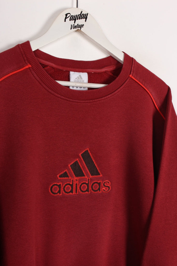 00's Adidas Sweatshirt Red Large - Payday Vintage