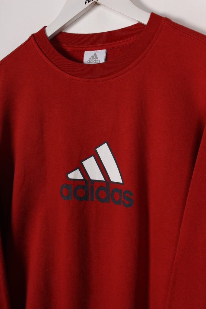 00's Adidas Sweatshirt Red Large - Payday Vintage