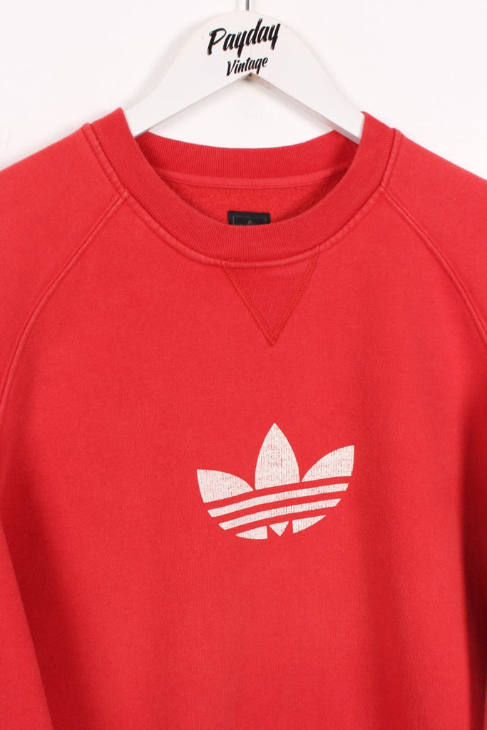 00's Adidas Sweatshirt Red Medium - Payday Vintage