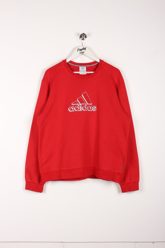 00's Adidas Sweatshirt Red Medium - Payday Vintage