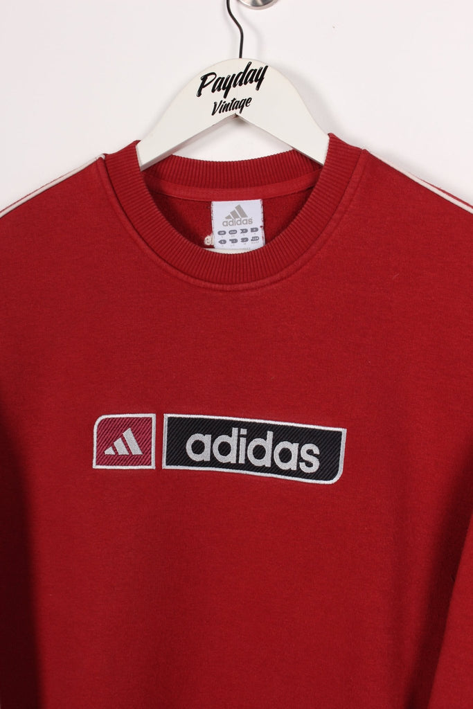 00's Adidas Sweatshirt Red Medium - Payday Vintage