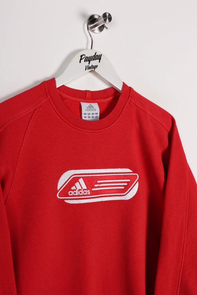 00's Adidas Sweatshirt Red Small - Payday Vintage