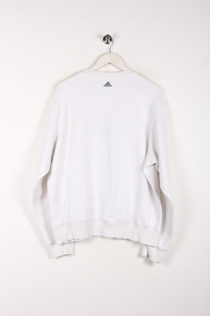 00's Adidas Sweatshirt White Large - Payday Vintage