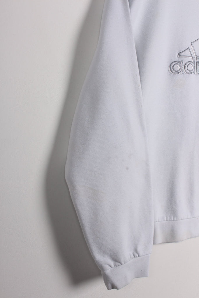 00's Adidas Sweatshirt White Medium - Payday Vintage