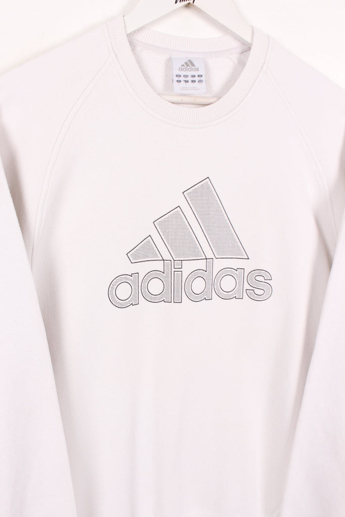 00's Adidas Sweatshirt White Medium - Payday Vintage