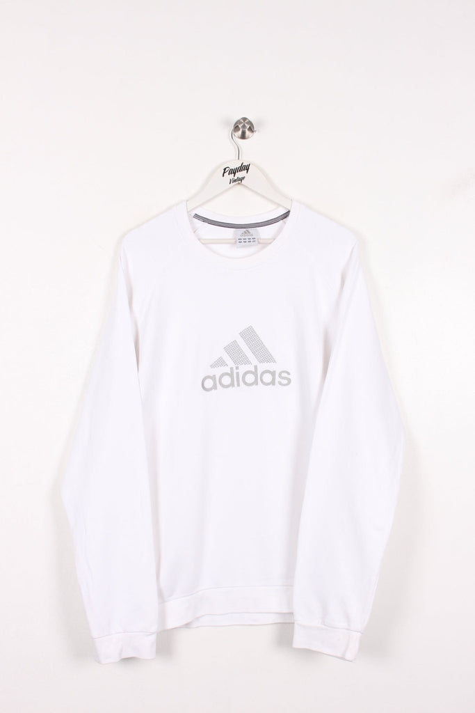 00's Adidas Sweatshirt White XL - Payday Vintage