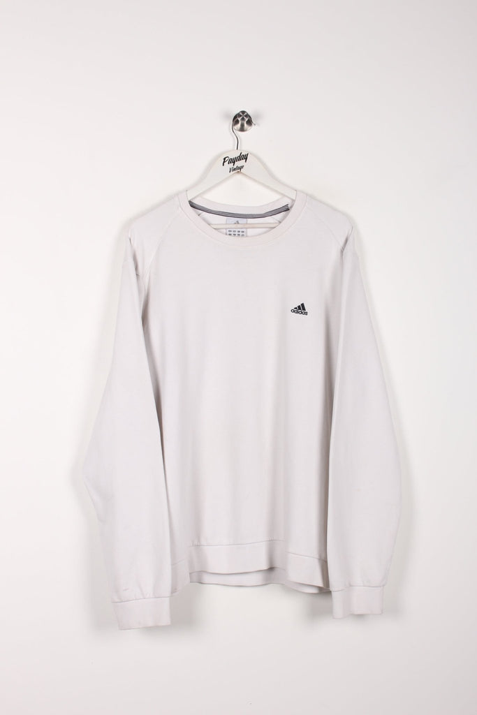 00's Adidas Sweatshirt White XL - Payday Vintage