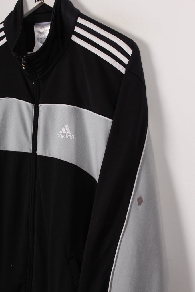 00's Adidas Track Jacket Black Large - Payday Vintage