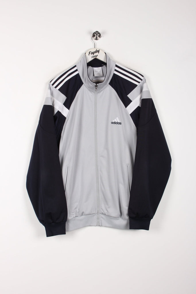 00's Adidas Track Jacket Grey/Navy Medium - Payday Vintage