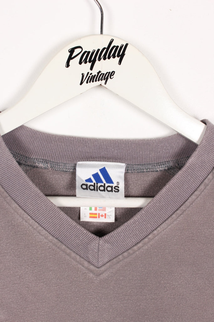 00's Adidas Womens Sweatshirt Grey XS - Payday Vintage