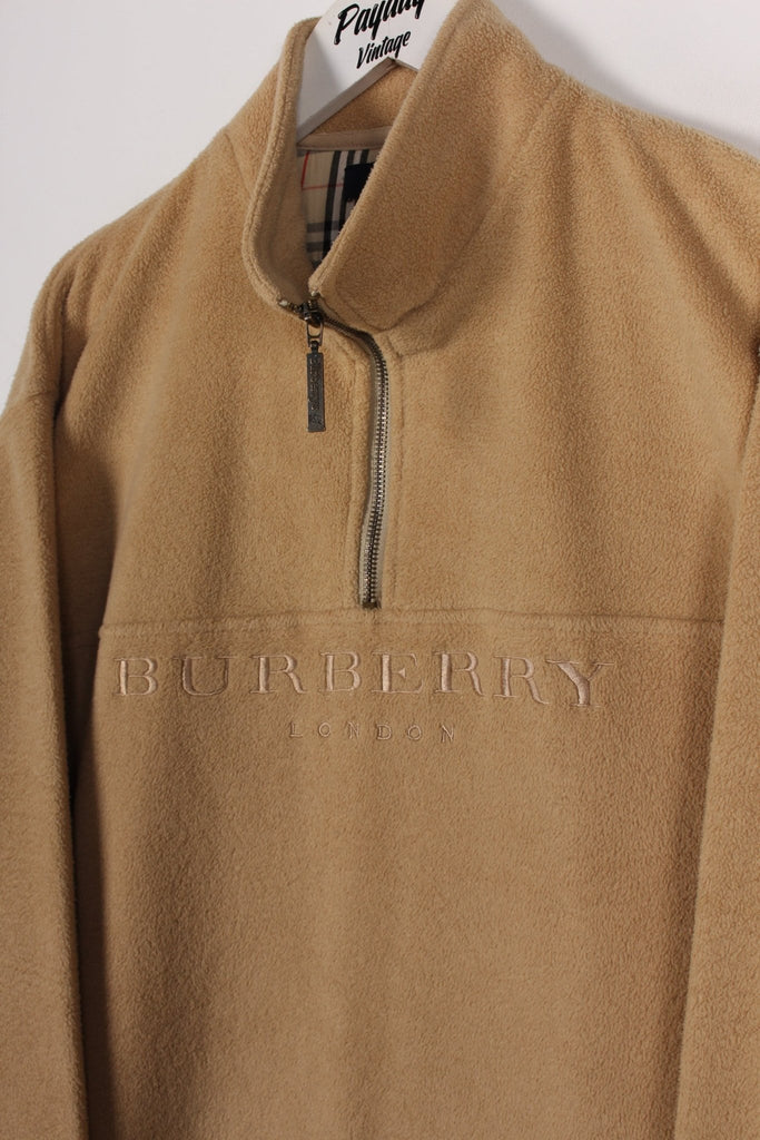 00's Burberry Fleece Beige XL - Payday Vintage